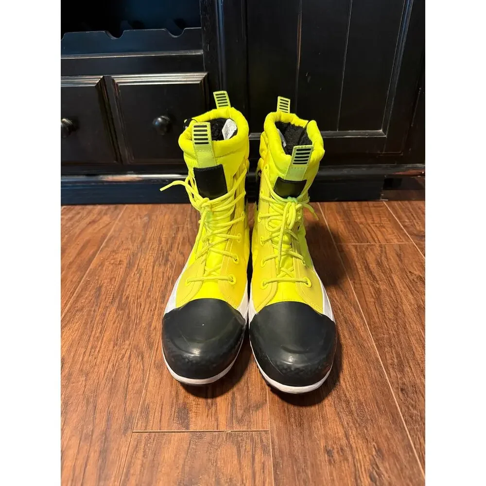 Women's Neon Yellow Converse MC WR Boot High Lemon Venom Boots - Sz  9